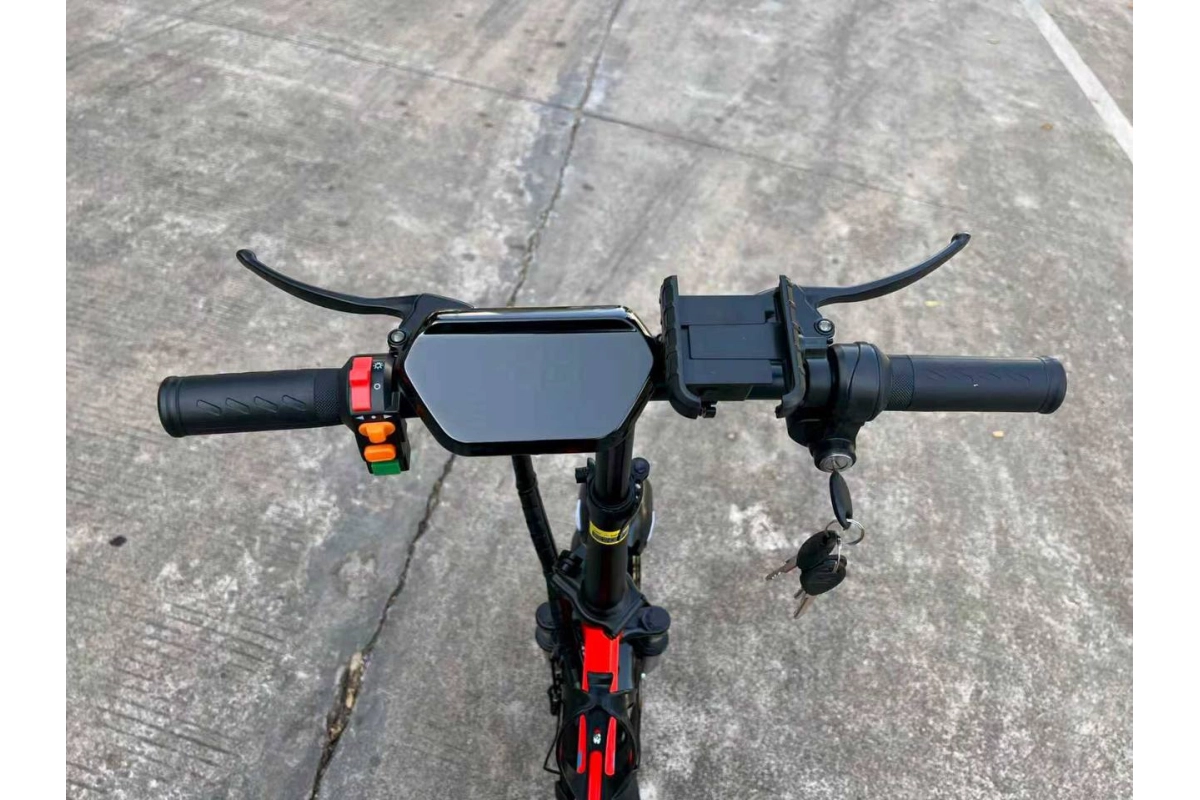 Электровелосипед складной Tsunami Panda красный