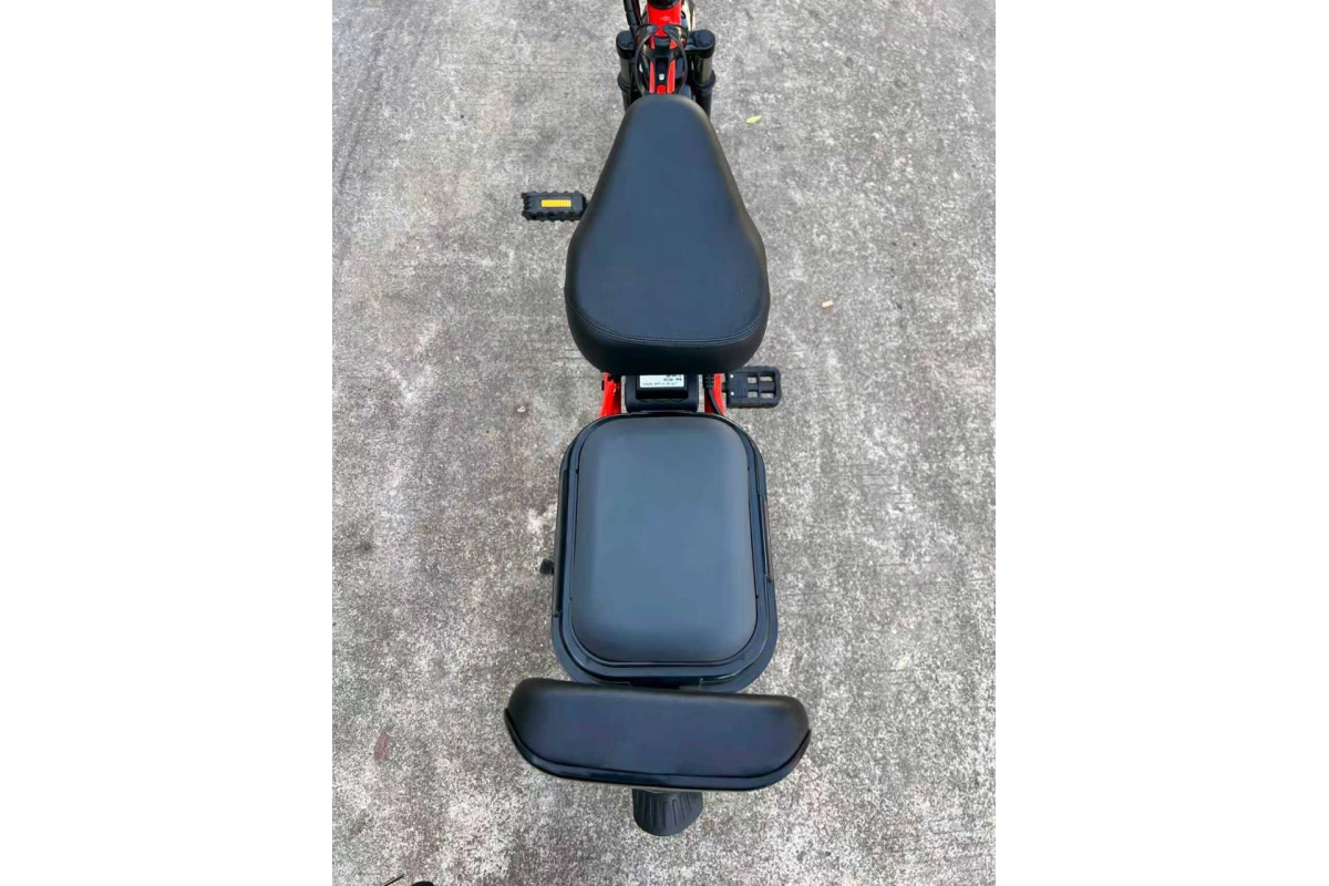 Электровелосипед складной Tsunami Panda красный