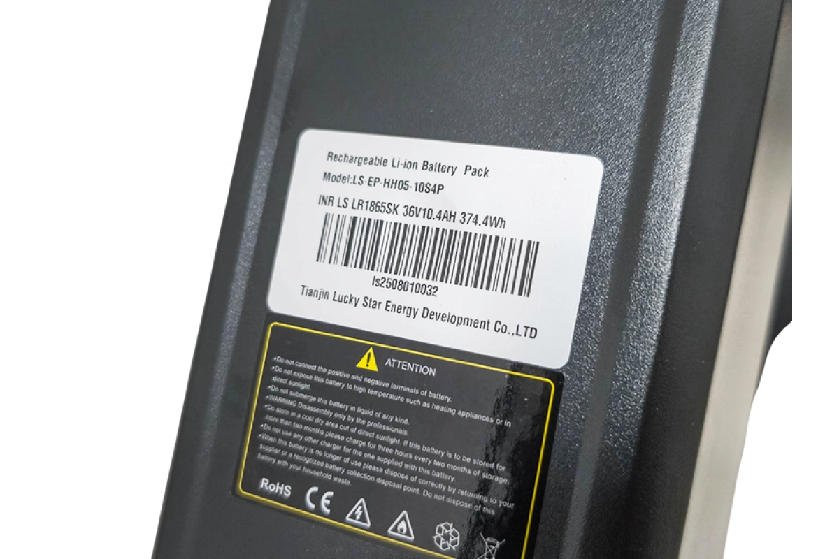 Электровелосипед Smart8 Mars чёрно-синий