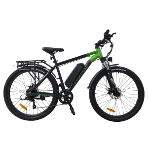 Электровелосипед Smart8 Mars чёрно-зелёный