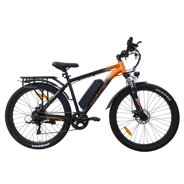 Электровелосипед Smart8 Mars чёрно-оранжевый