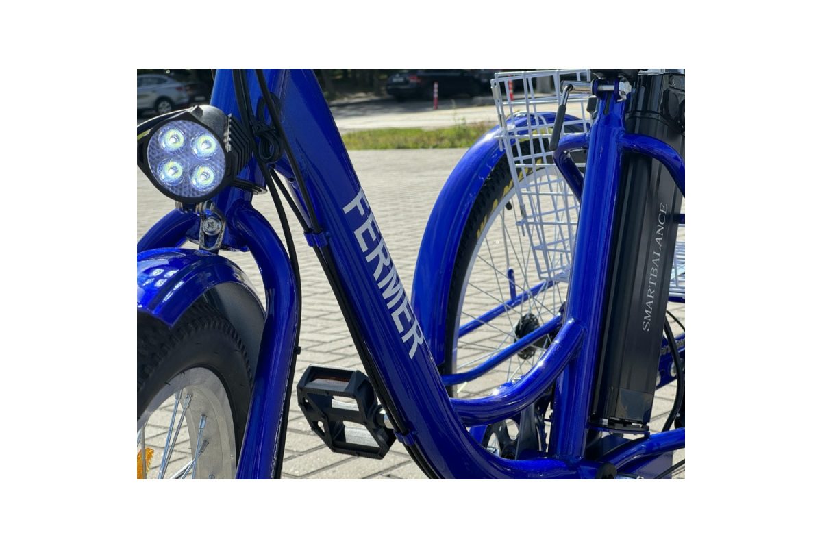 Трехколесный электровелосипед SmartBalance Fermer Синий (2024)