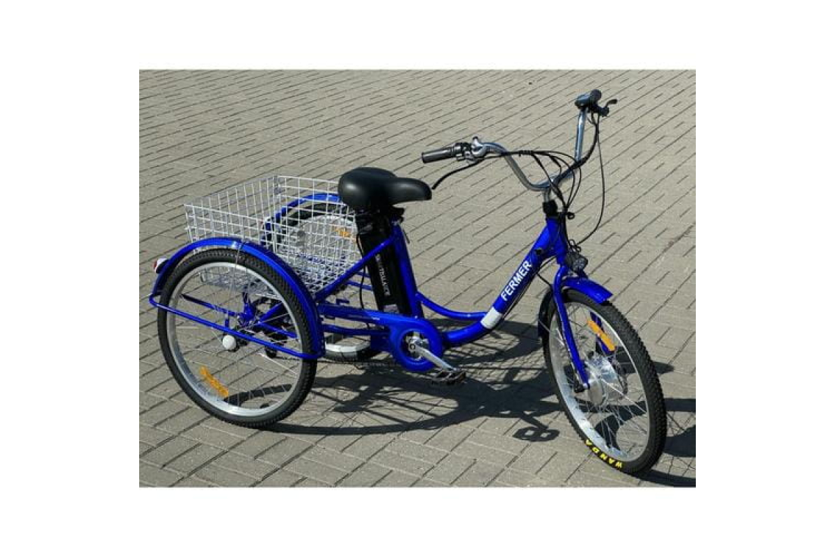 Трехколесный электровелосипед SmartBalance Fermer Синий (2024)