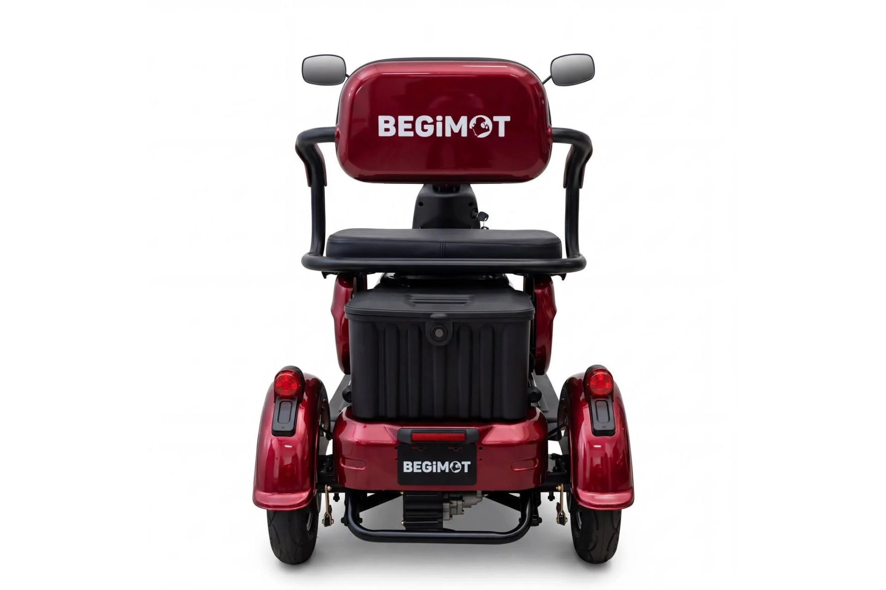 Электрический трицикл BegiMot Trio Classic красный