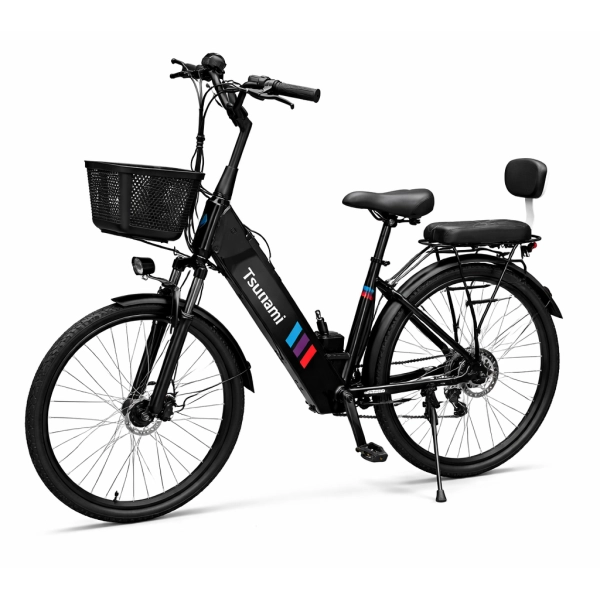 Электровелосипед Tsunami Volteco чёрный
