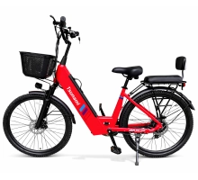 Электровелосипед Tsunami Volteco красный