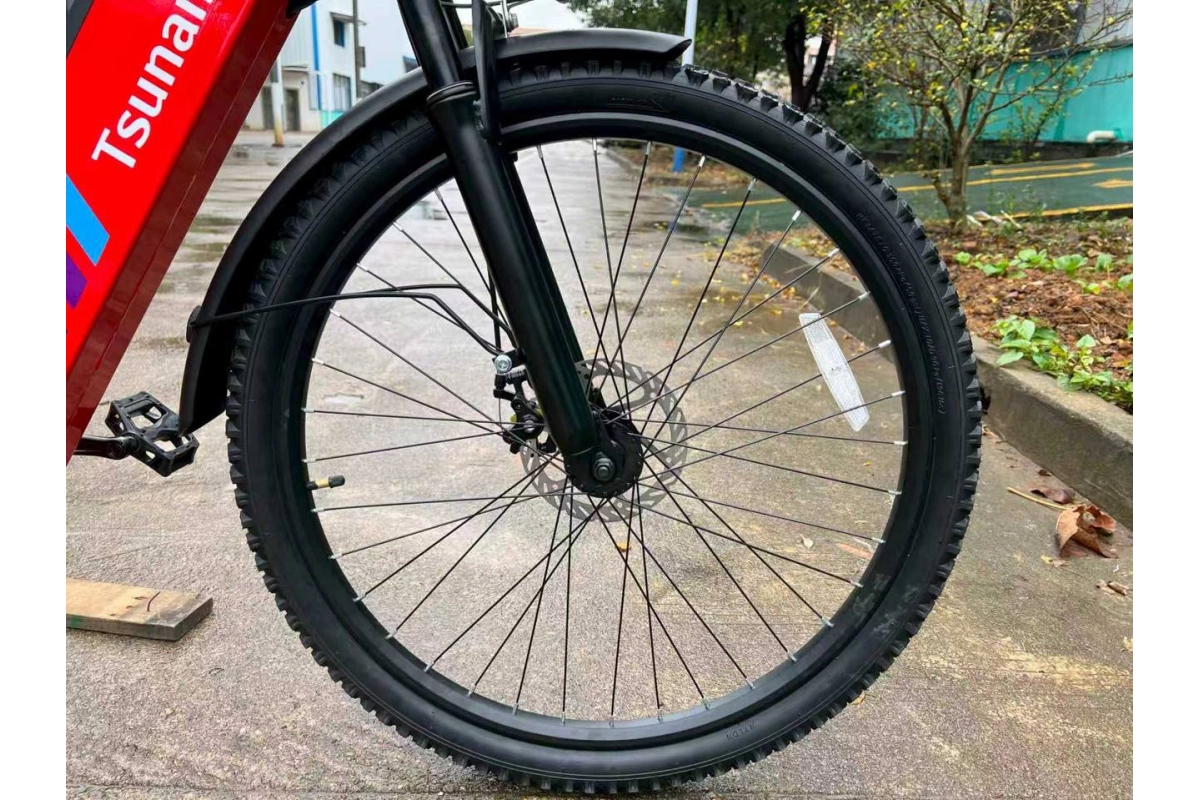 Электровелосипед Tsunami Volteco красный