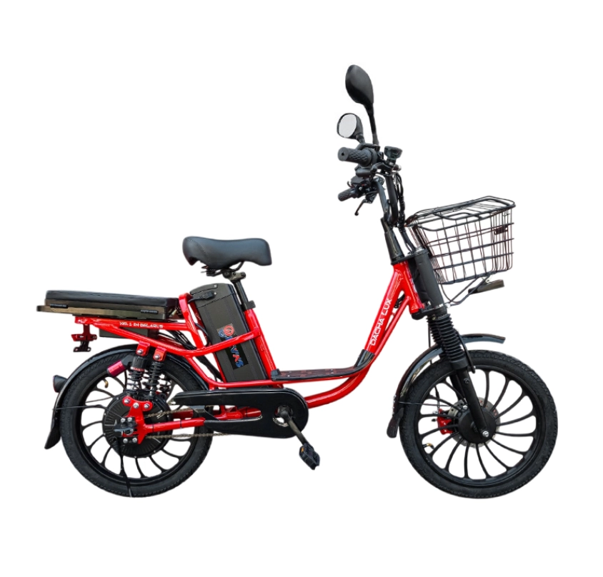 Электровелосипед Smart8 Dacha Lux красный