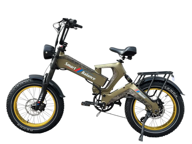 Электрический велосипед SmartBalance Hunter золотистый (2025)