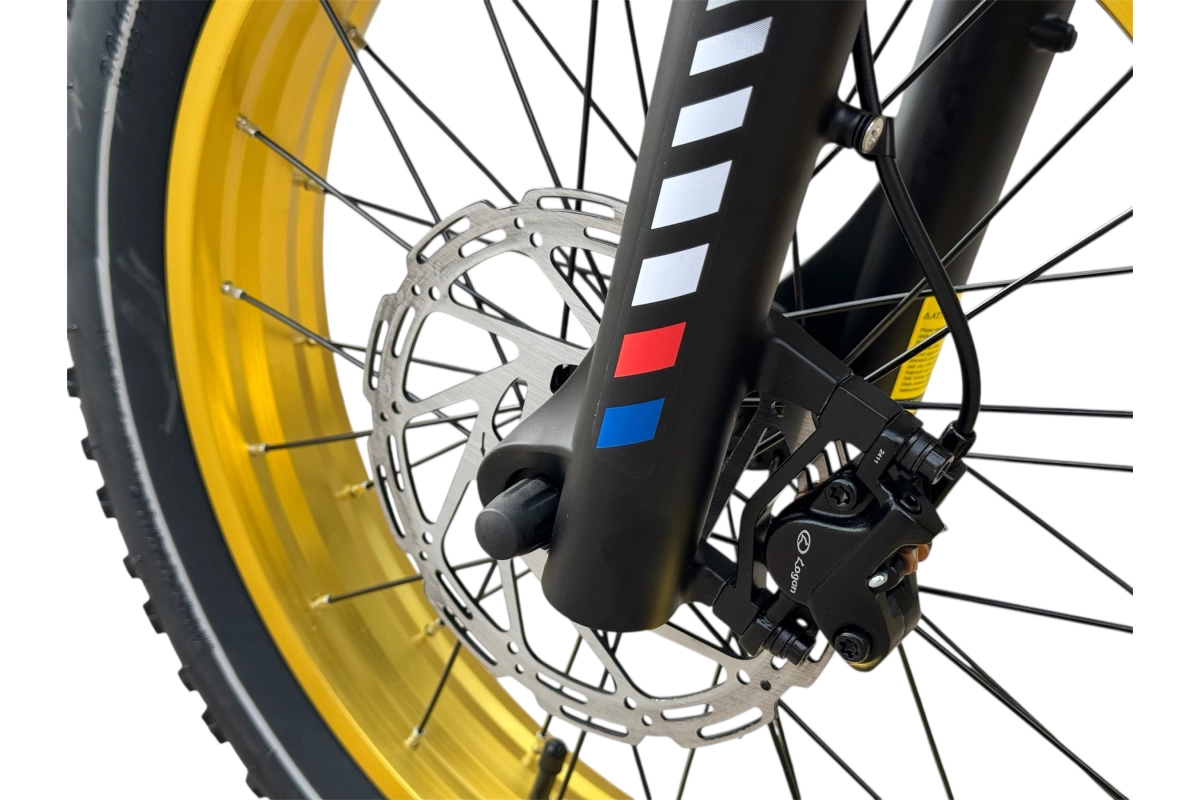 Электрический велосипед SmartBalance Hunter золотистый (2025)