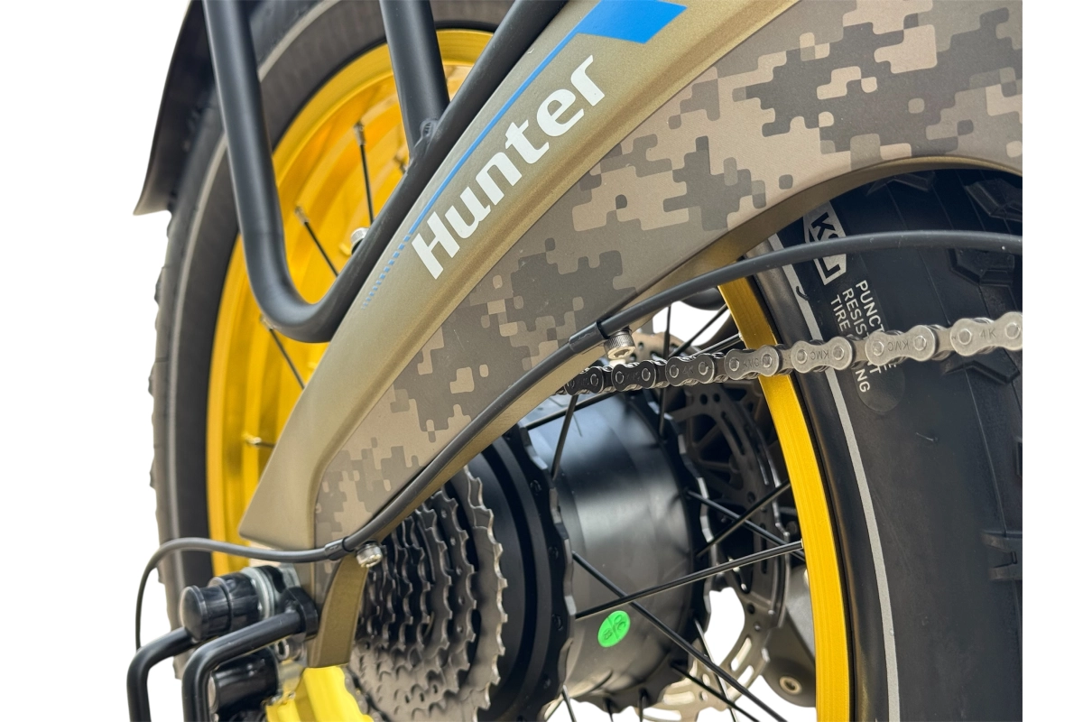 Электрический велосипед SmartBalance Hunter золотистый (2025)