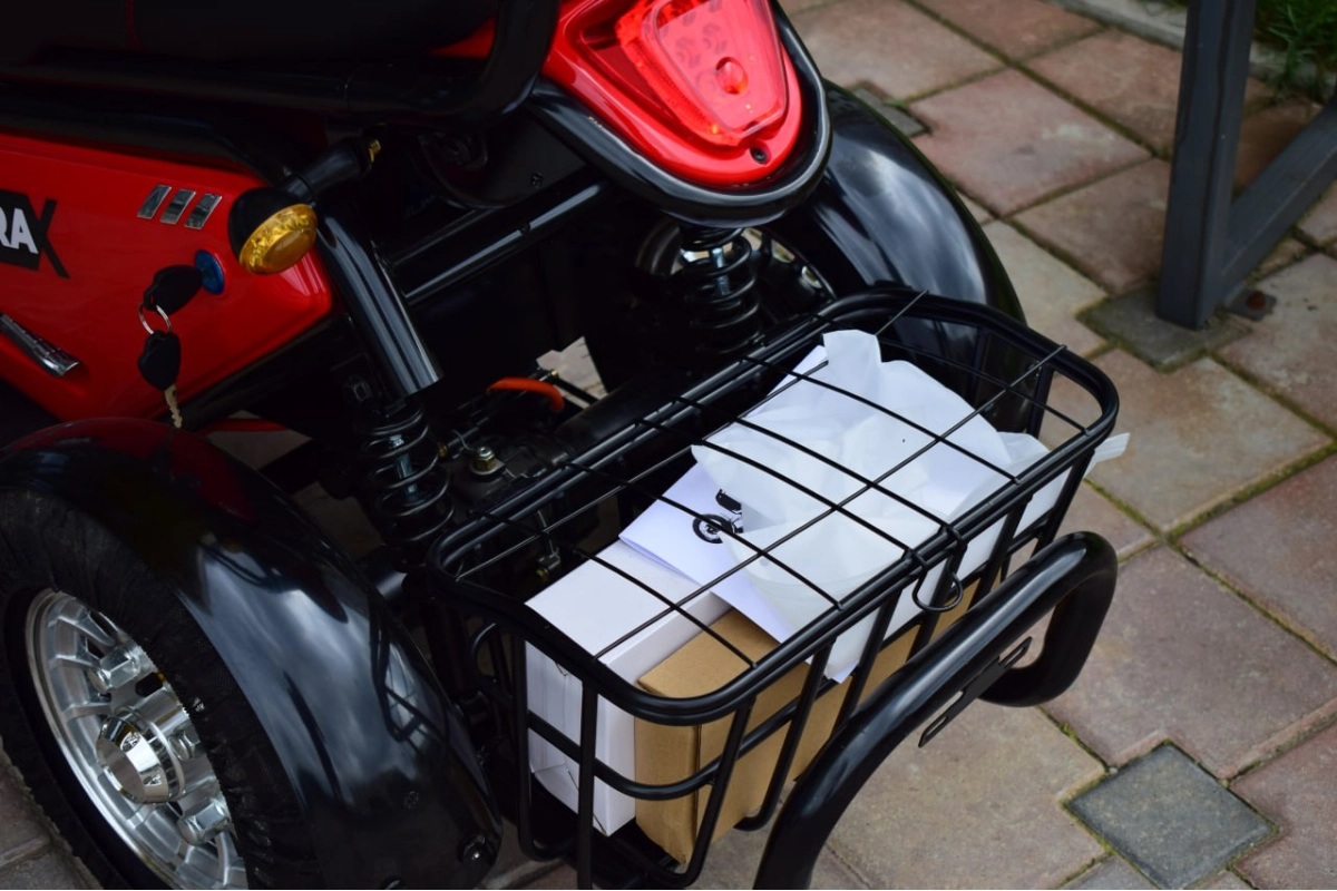 Электротрицикл Terax BIGGI красный