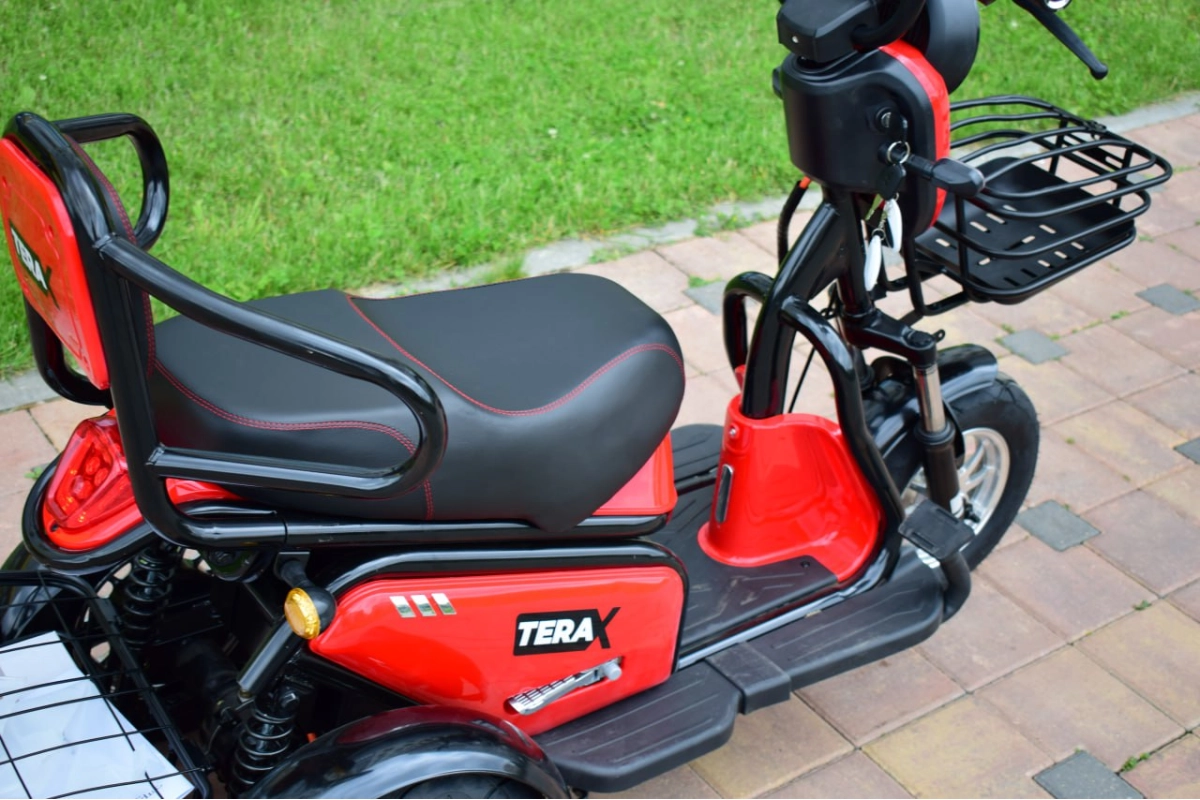 Электротрицикл Terax BIGGI красный