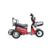 Электротрицикл Terax BIGGI красный