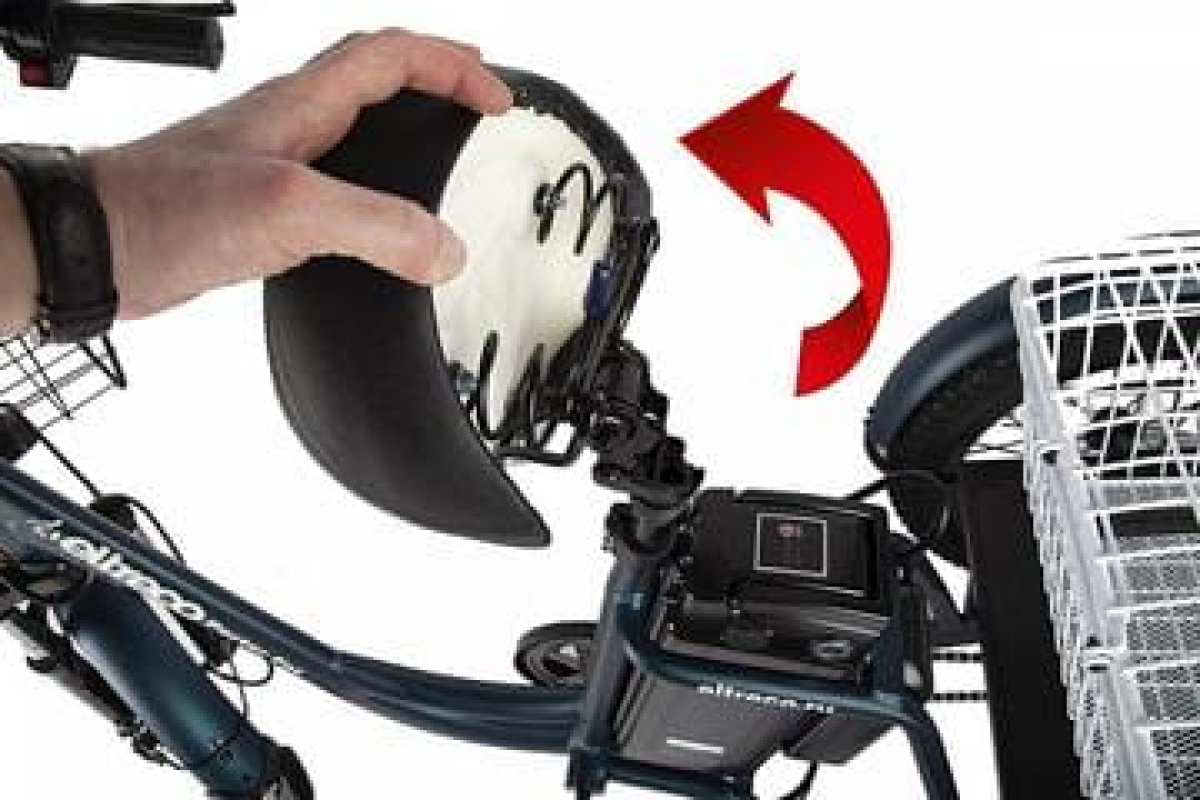 Трёхколёсный электровелосипед Eltreco Porter Fat 500 UP