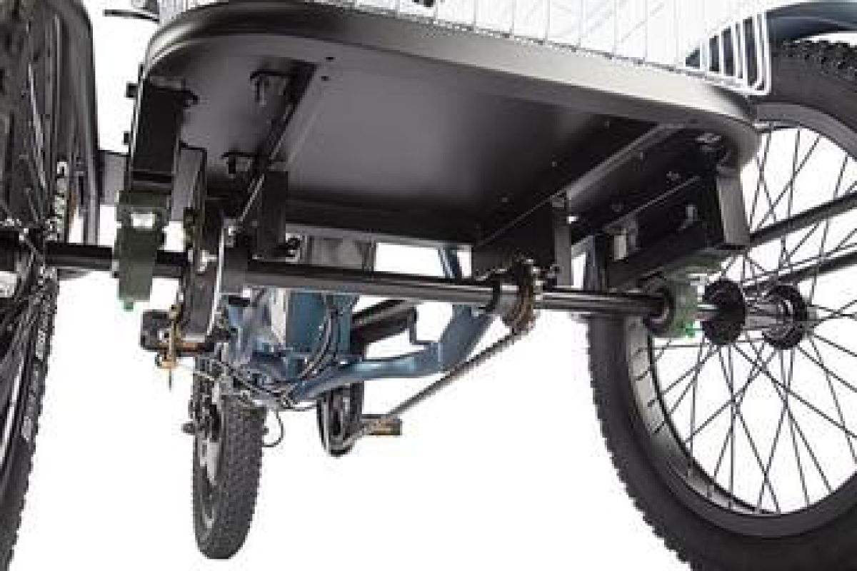 Трёхколёсный электровелосипед Eltreco Porter Fat 500 UP