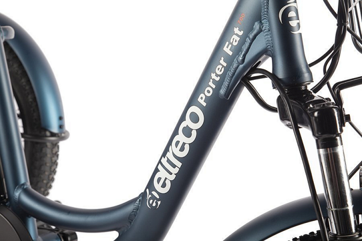 Трёхколёсный электровелосипед Eltreco Porter Fat 500 UP