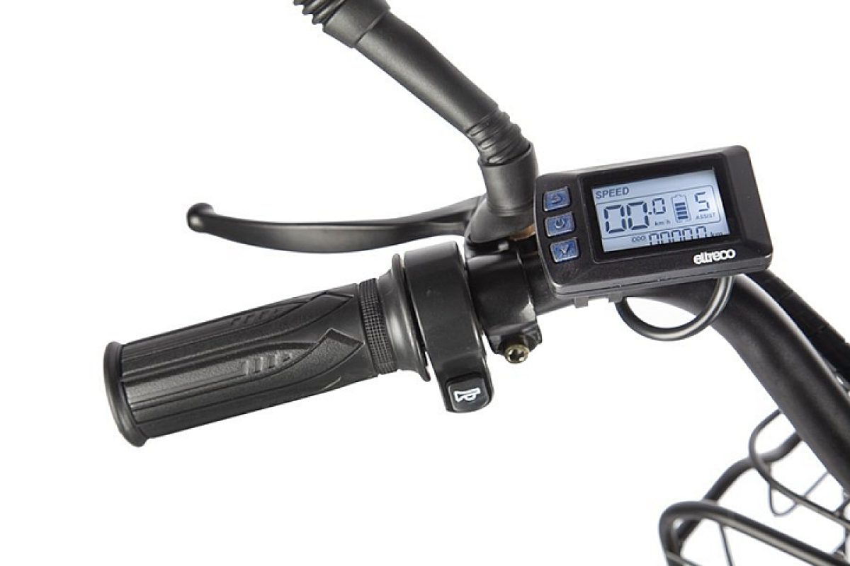 Трёхколёсный электровелосипед Eltreco Porter Fat 500 UP