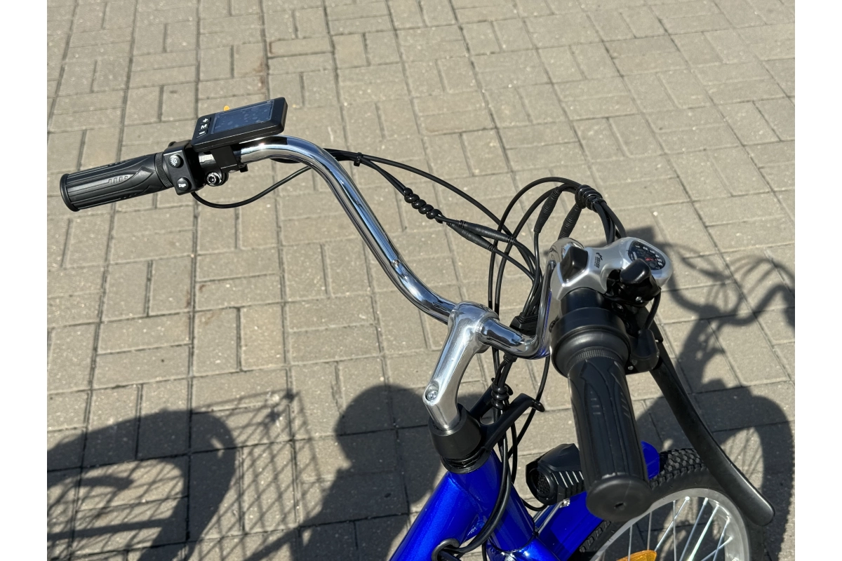 Трёхколёсный электровелосипед SmartBalance Fermer синий (2024)