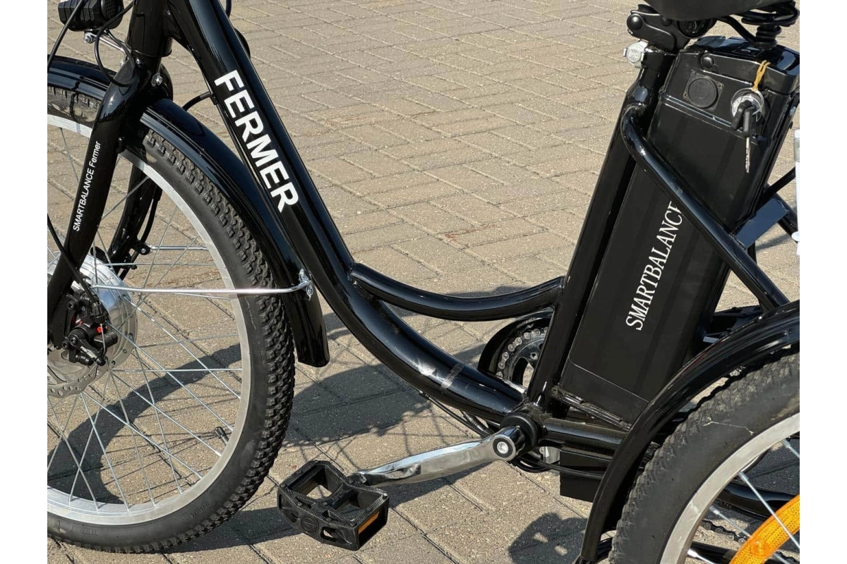 Трёхколёсный электровелосипед SmartBalance Fermer чёрный (2024)