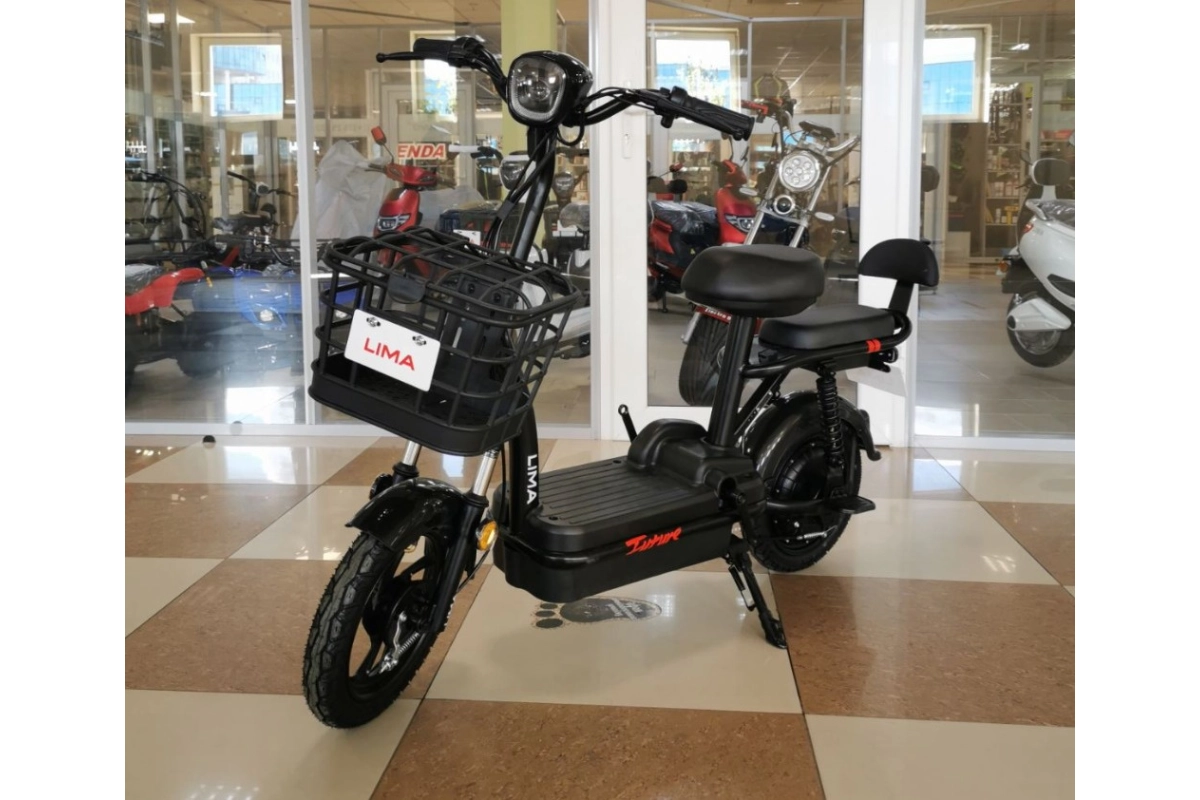 Электроскутер LIMA LUCKY PRO чёрный