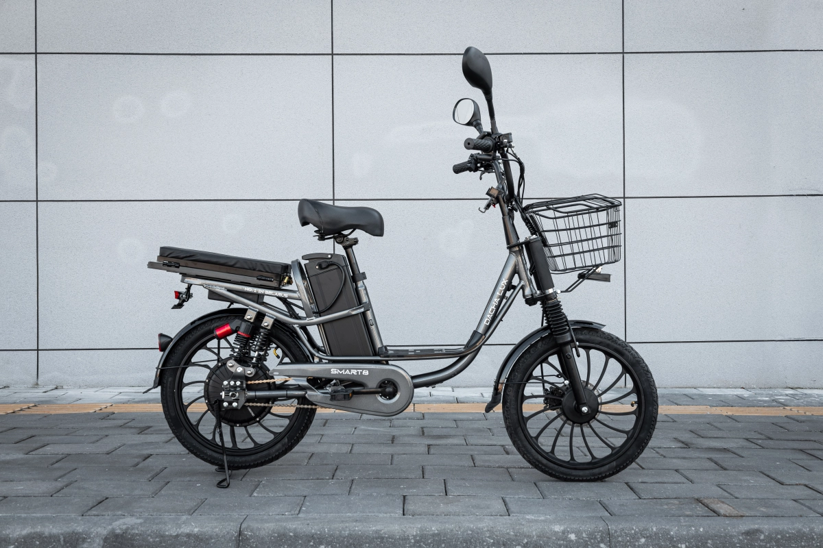 Электровелосипед Smart8 Dacha Lux серый