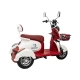 Электрический трицикл BegiMot Trio Elegance красно-белый