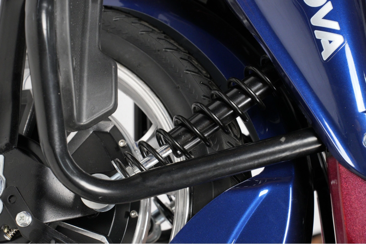 Электроскутер  Nova EC-03 синий (без цепи)