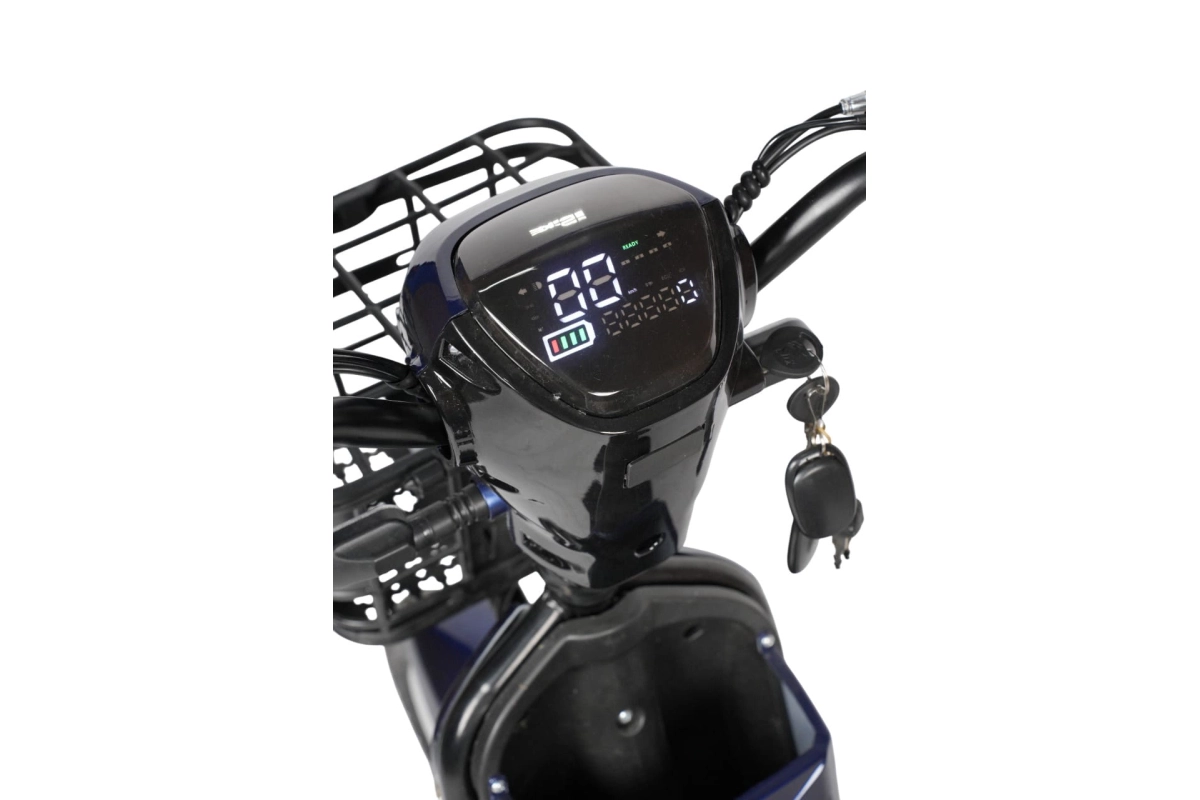 Электроскутер  Nova EC-03 синий (без цепи)