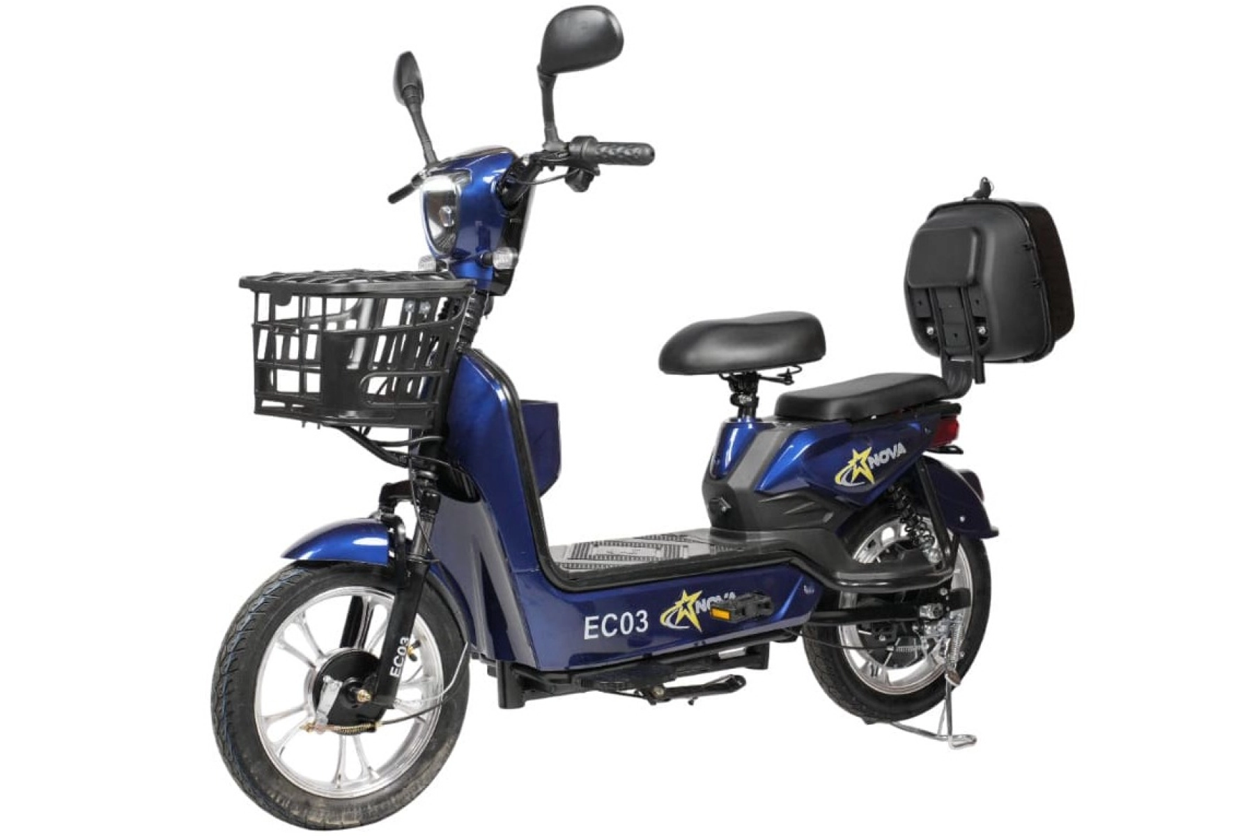 Электроскутер  Nova EC-03 синий (без цепи)