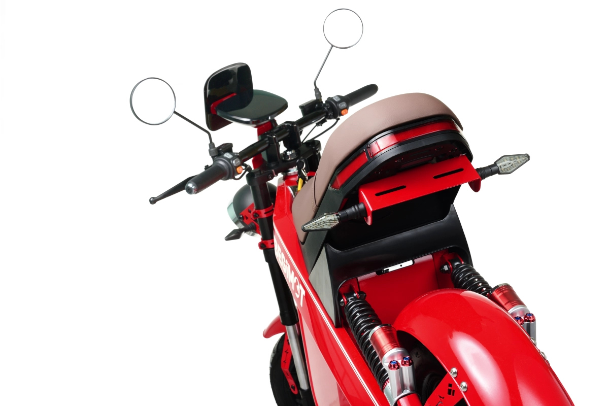 Электрический мопед Begimot Racer красный