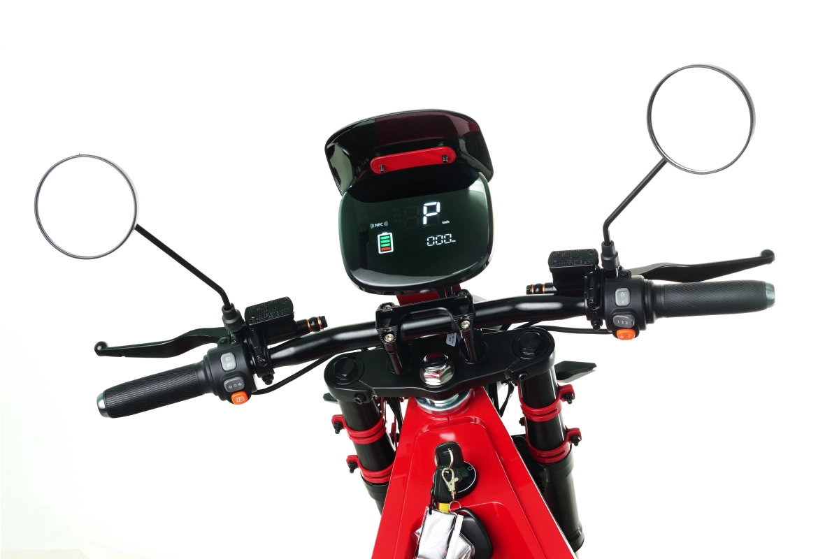 Электрический мопед Begimot Racer красный