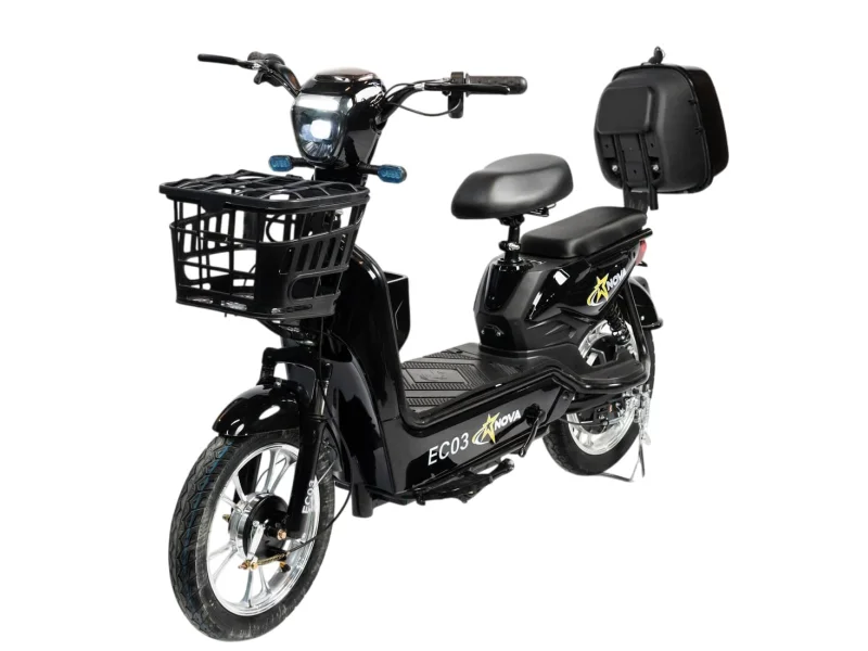  Электроскутер Nova EC-03 чёрный (без цепи)