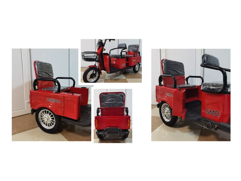 Электротрицикл SMD TRIKE PRO красный
