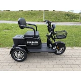 Электротрицикл Smart8 Bulbash чёрный