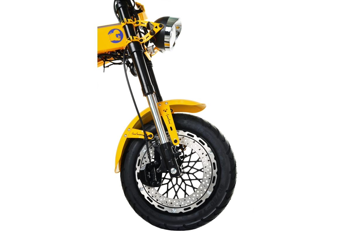 Электрический мопед Begimot Racer жёлтый