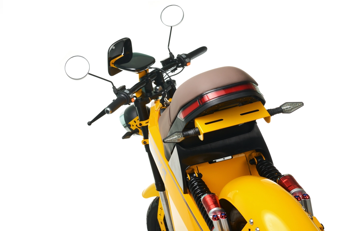 Электрический мопед Begimot Racer жёлтый