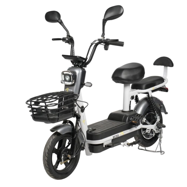 Электроскутер Nova EC-02 серый (без цепи)