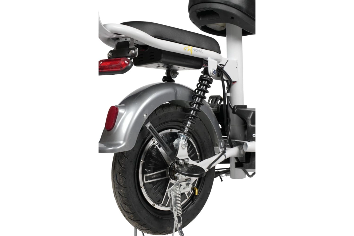 Электроскутер Nova EC-02 серый (без цепи)