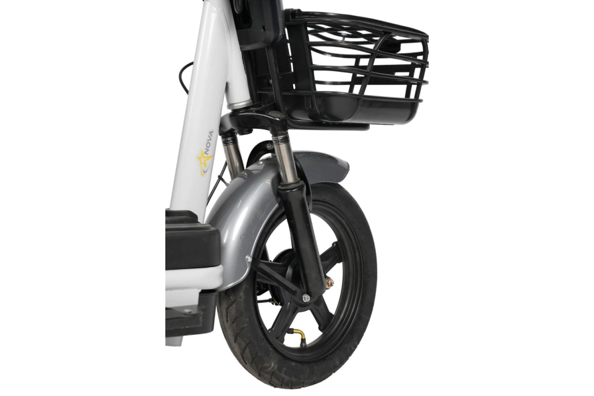 Электроскутер Nova EC-02 серый (без цепи)