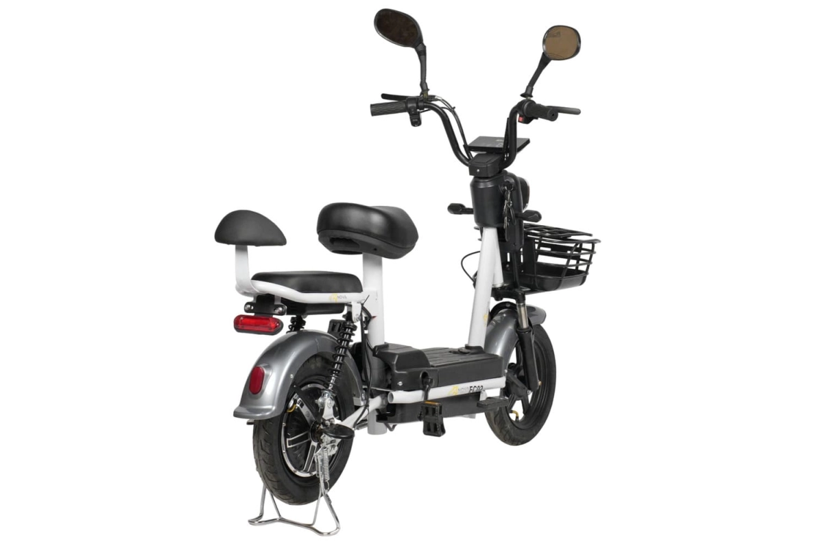 Электроскутер Nova EC-02 серый (без цепи)