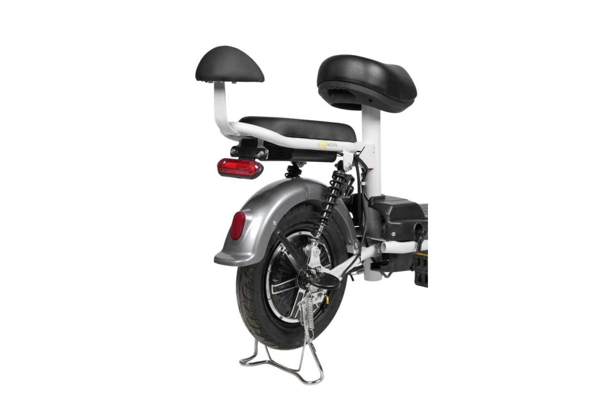 Электроскутер Nova EC-02 серый (без цепи)