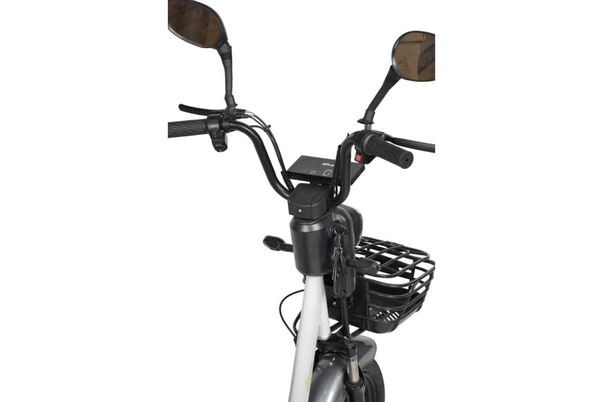 Электроскутер Nova EC-02 серый (без цепи)